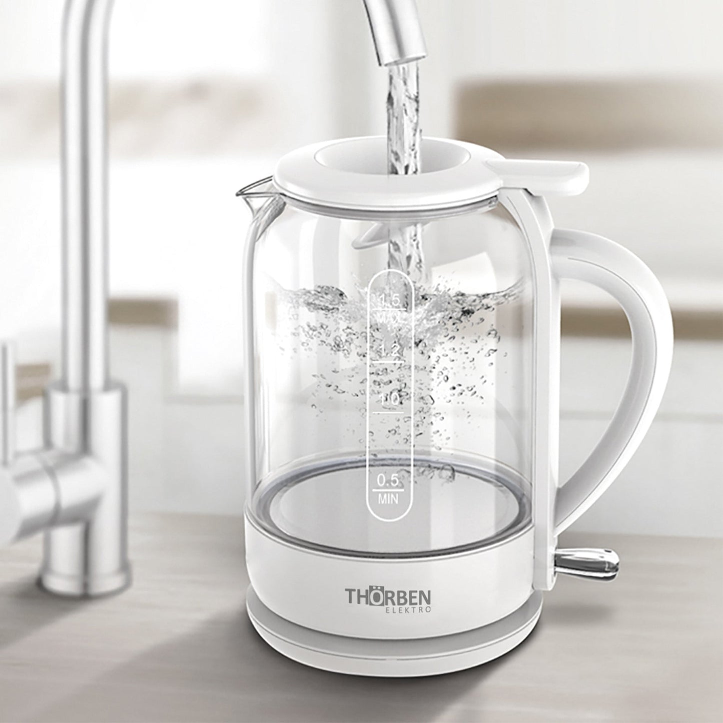 Hervidor Fill Clean Glass1#Blanco