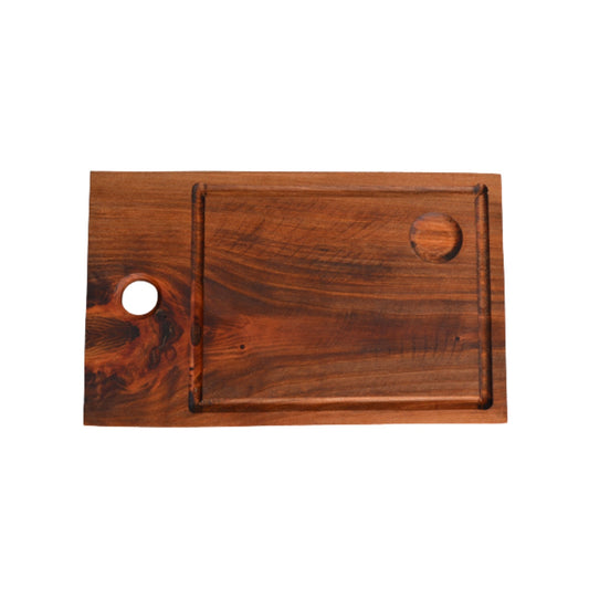 Tabla Asado Porta Sal 40 cms1#Café