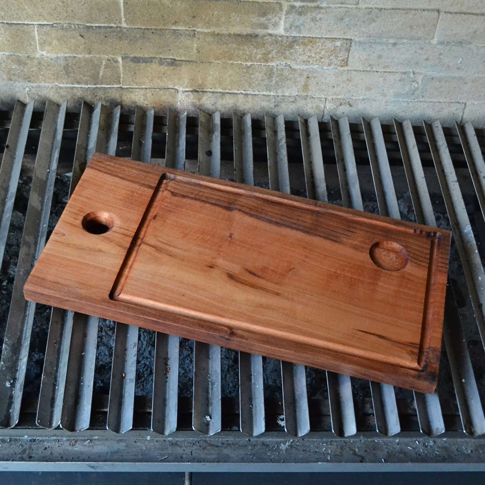 Tabla Asado Porta Sal 50 cms3#Café