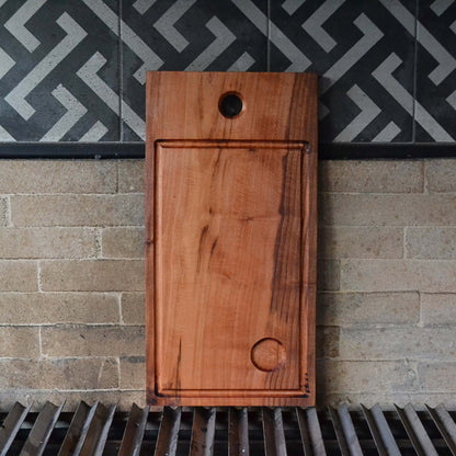 Tabla Asado Porta Sal 50 cms2#Café