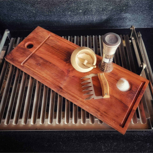 Tabla Asado Porta Sal 60 cms1#Café
