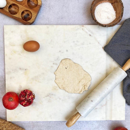 Tabla Mónaco De Mármol Con Uslero2#Blanco