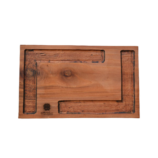 Tabla Queso Porta Galletas 40 cm4#Café