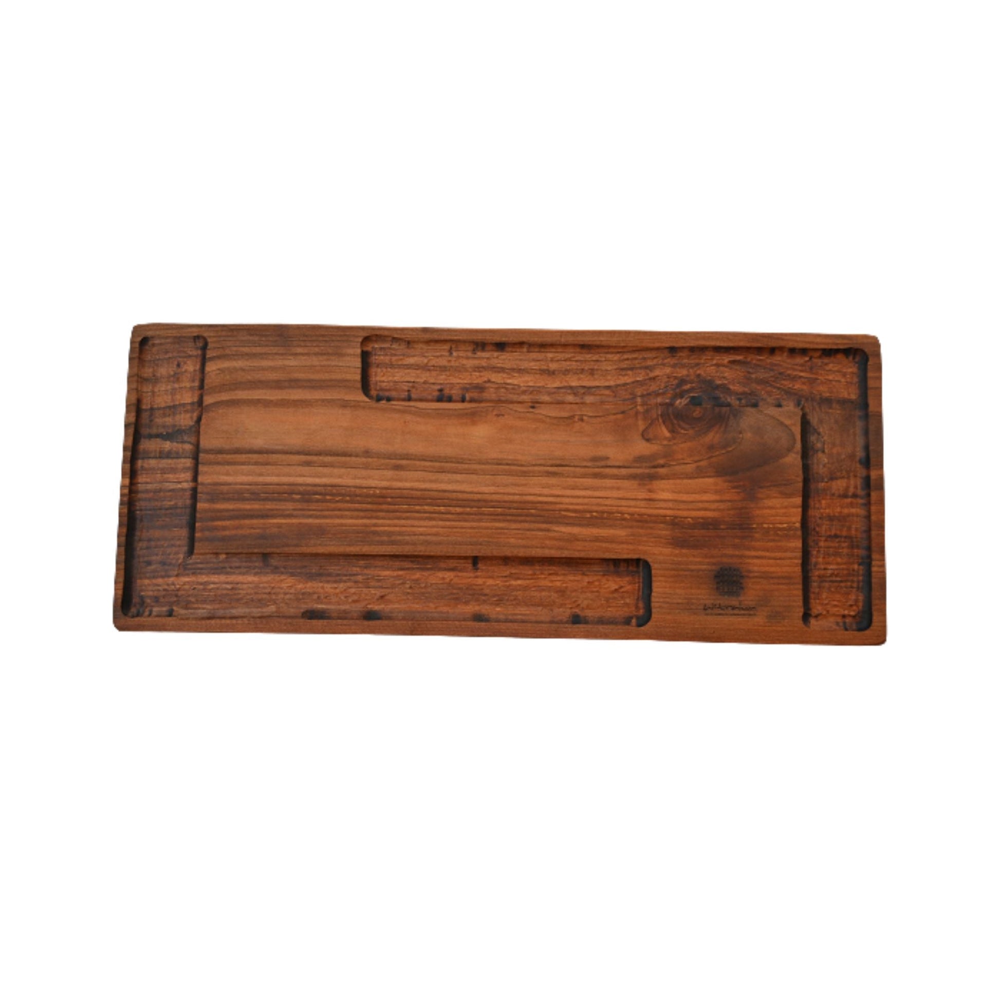 Tabla Queso Porta Galletas 60 cm1#Café