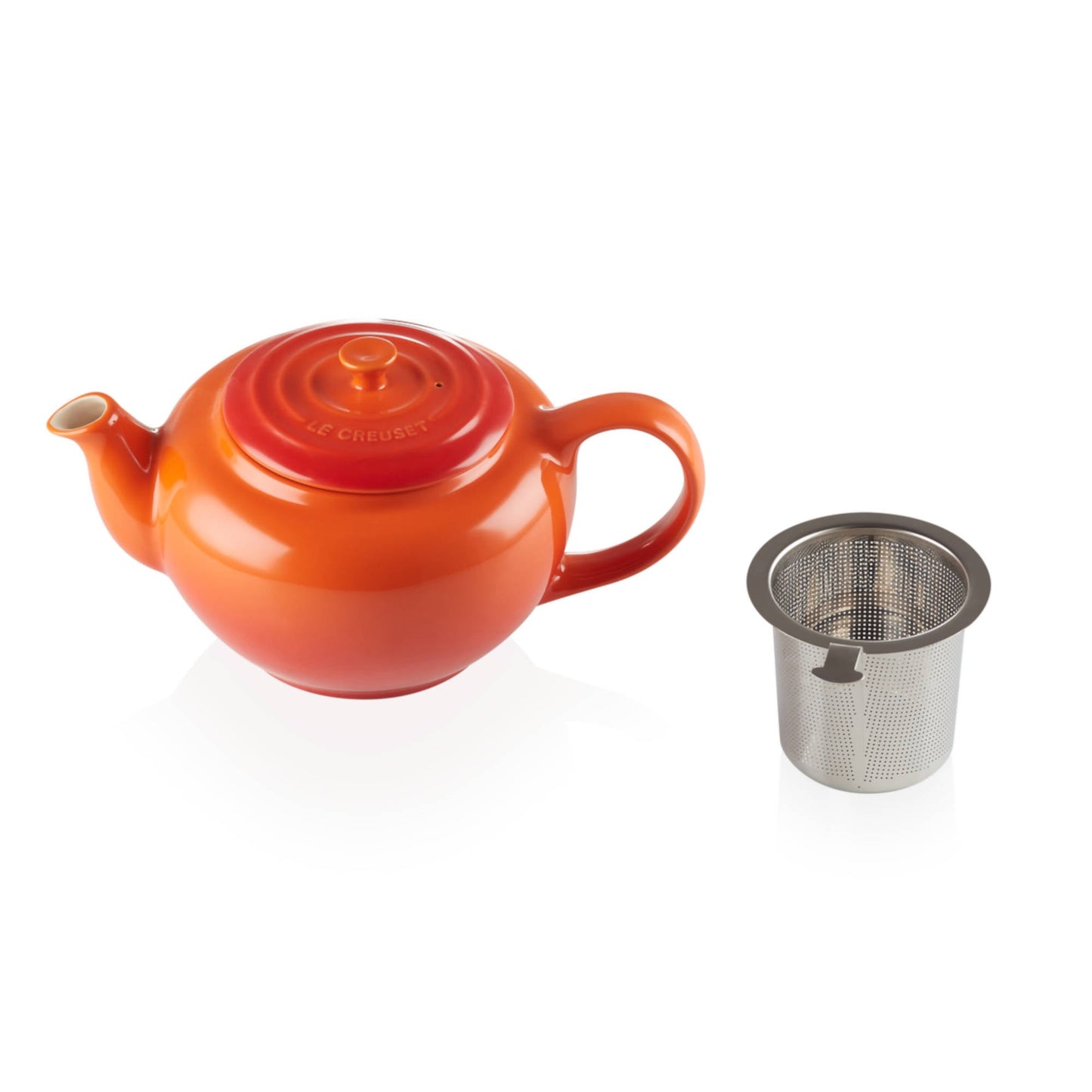 Tetera Con Infusor Acero Inox 1.3 Lts1#Naranjo