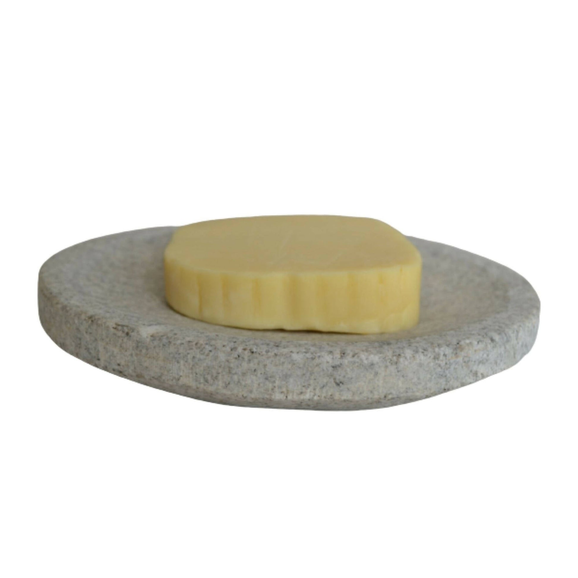 Plato Provoleta Piedra Cantera con Vaciado2#Gris