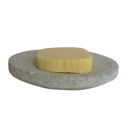 Plato Provoleta Piedra Cantera con Vaciado2#Gris