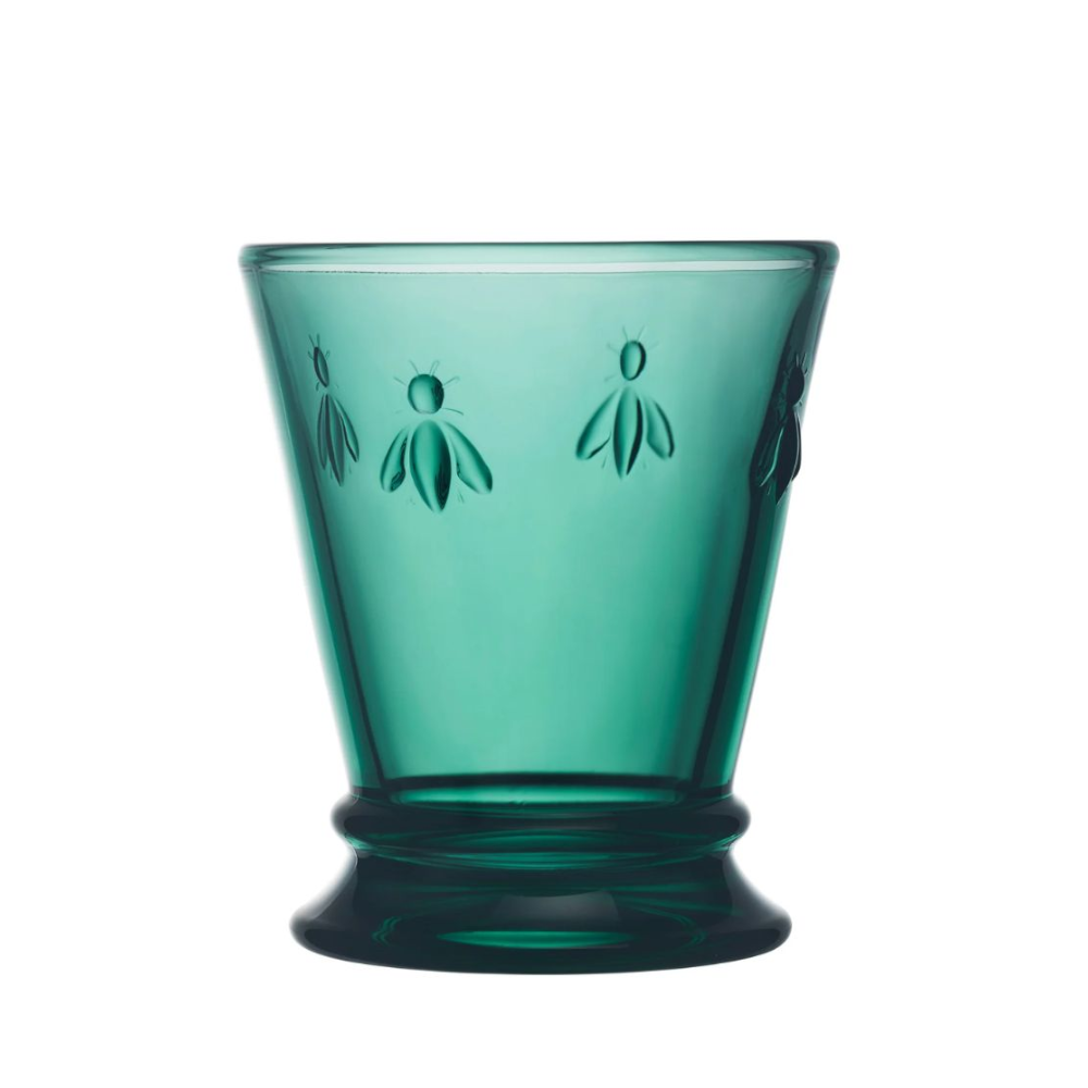 Set 6 Vasos Abeja 260 Ml4#Esmeralda