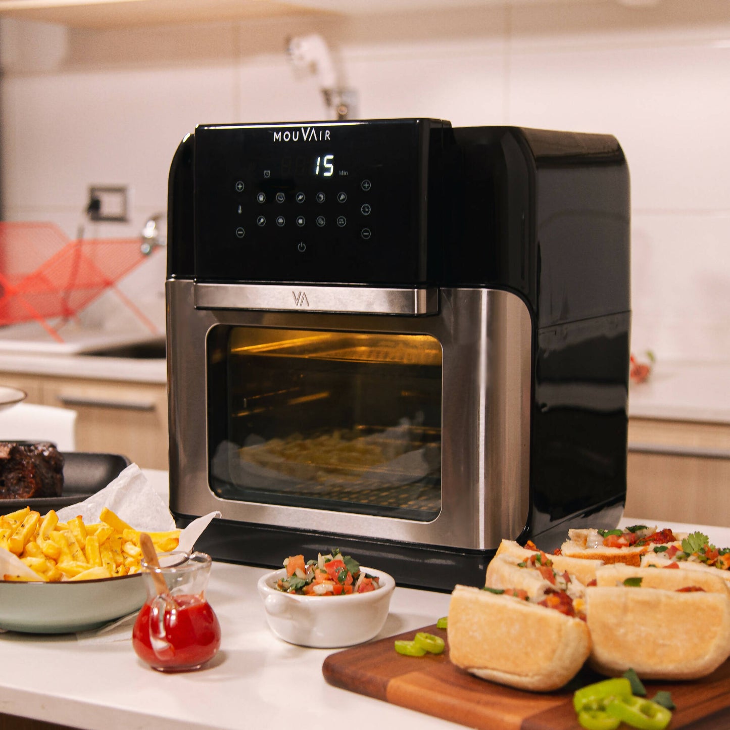 Horno Freidora Crisp 10 Lts5#Gris