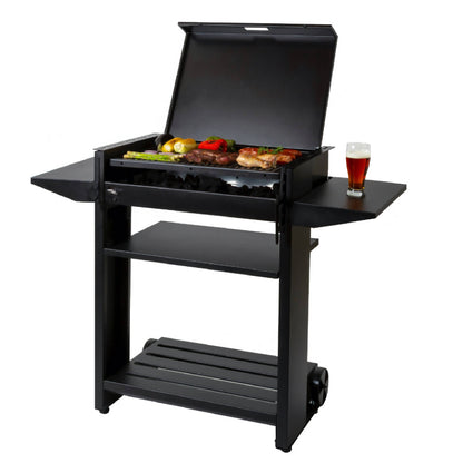 Parrilla a Carbón Alerce Full Black3#Negro