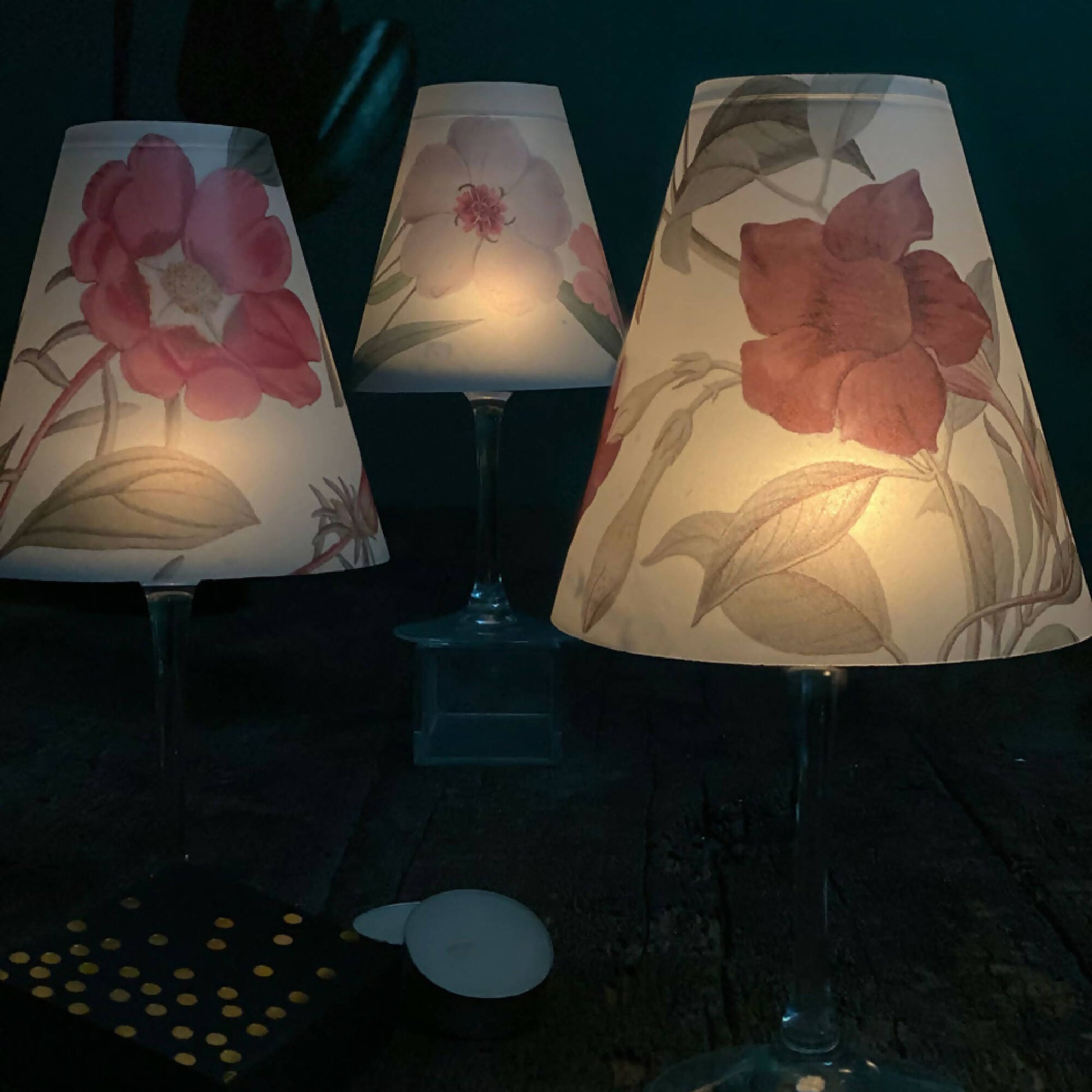 Pantallas Para Copas Flores1#Multicolor