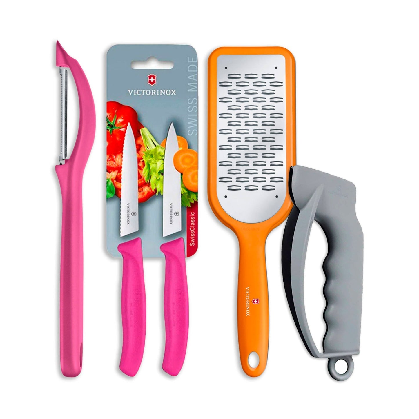 Set Cuchillos + Pelador + Afilador + Rallador1#Multicolor