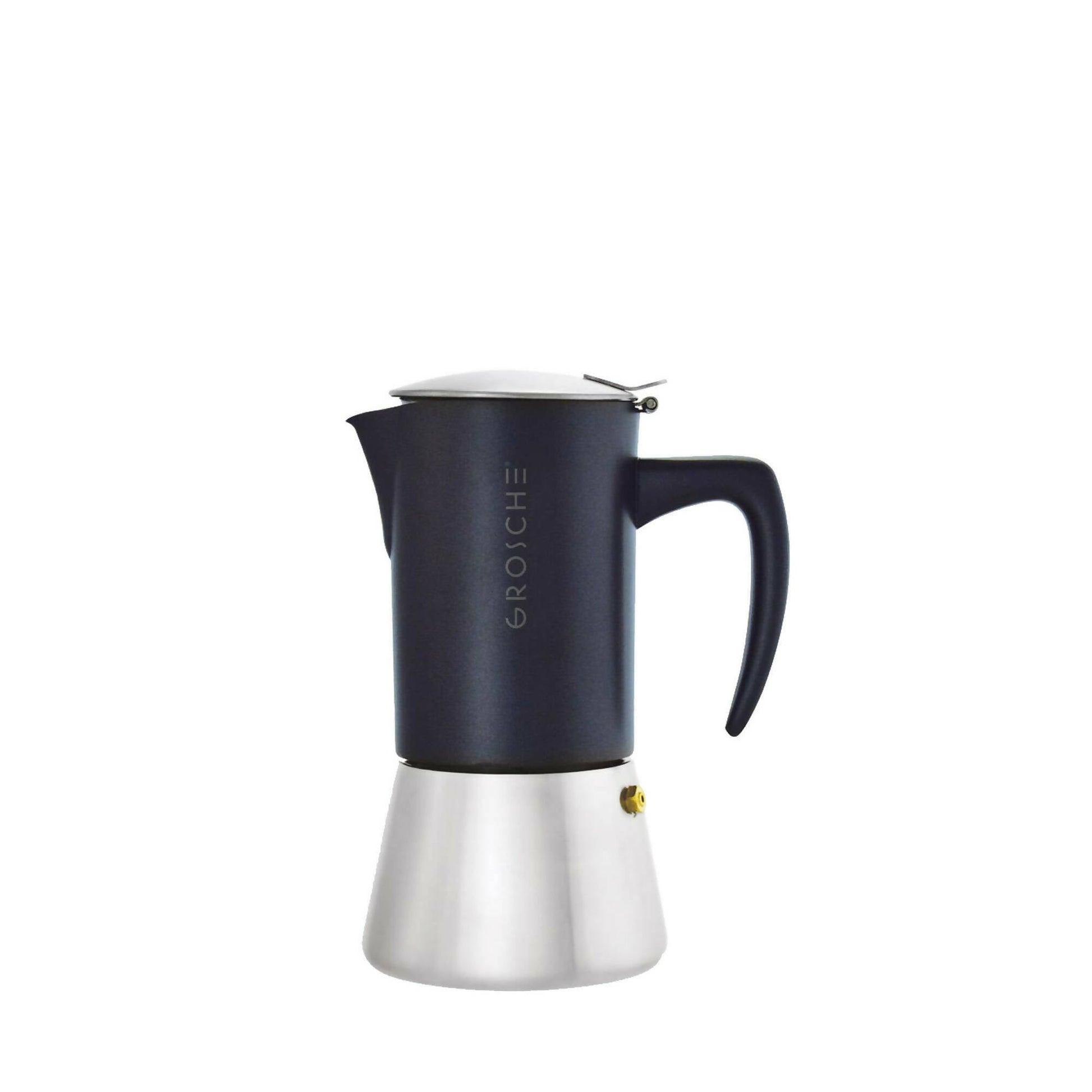 Cafetera Moka Milano Steel 6 Tazas2#Negro