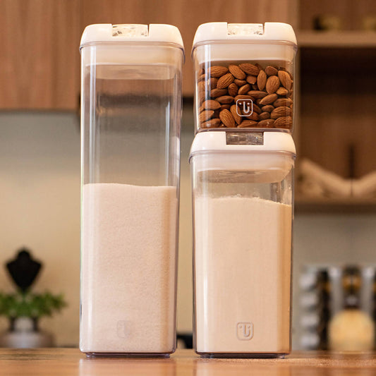 Set de 3 Contenedores Herméticos Plástico1#Sin color