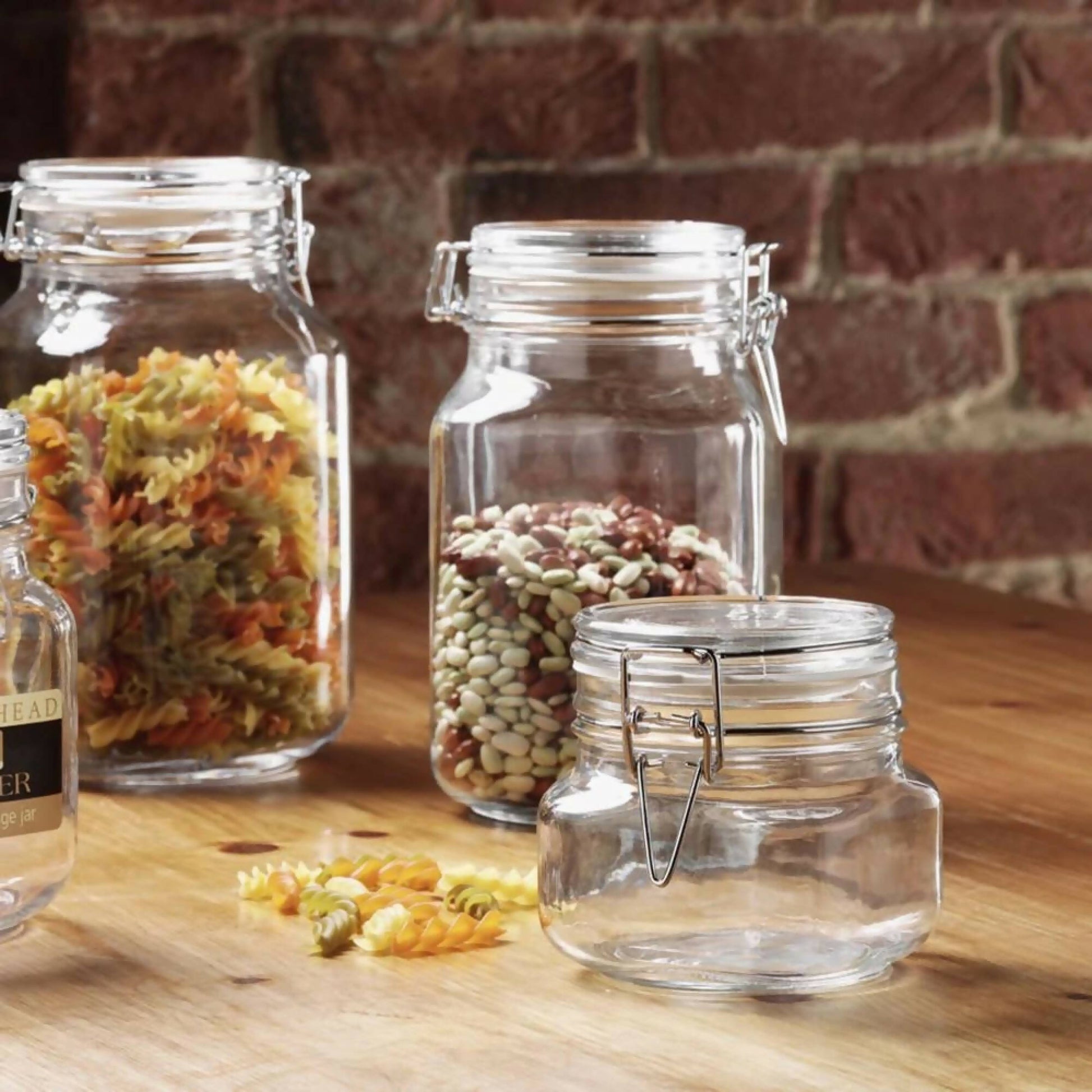 Frasco Cuadrado con Cierre Clip 1.5 Lt2#Sin Color