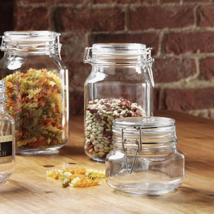 Frasco Cuadrado con Cierre Clip 1.5 Lt2#Sin Color