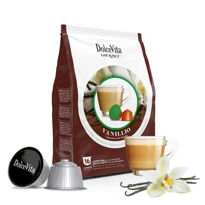 Cápsulas Compatibles Dolce Gusto Capuccino Vainilla 16 Uds1#Sin Color