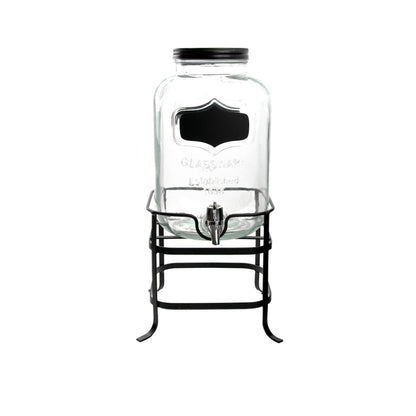 Dispensador Jugo Vidrio 5 Lts3#Transparente