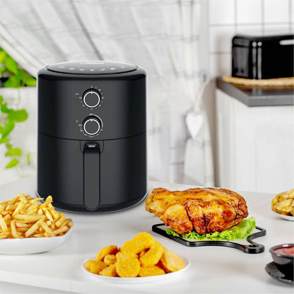 Freidora de Aire Manual Thor Cyclonic Air Heat 4 Lts1#Negro