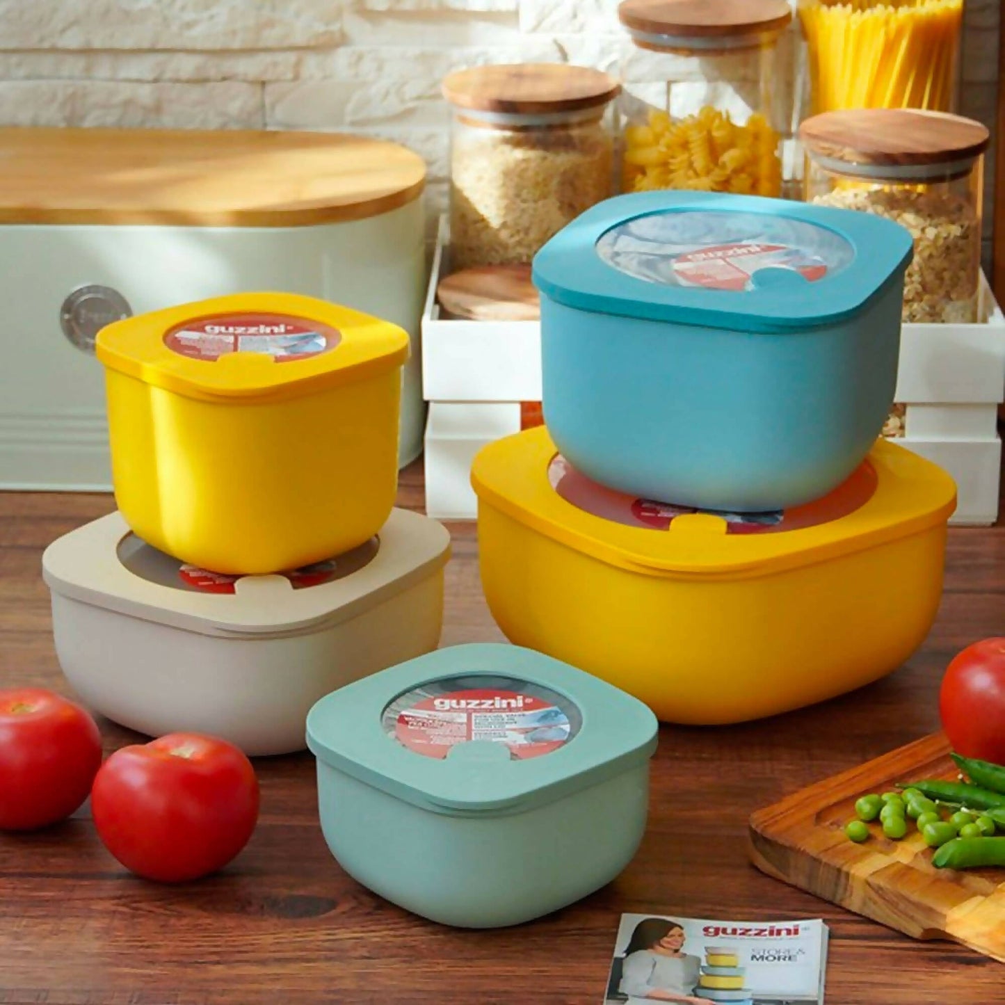 Contenedor Store&More Anti-Derrame 1.55 Lts5#Gris