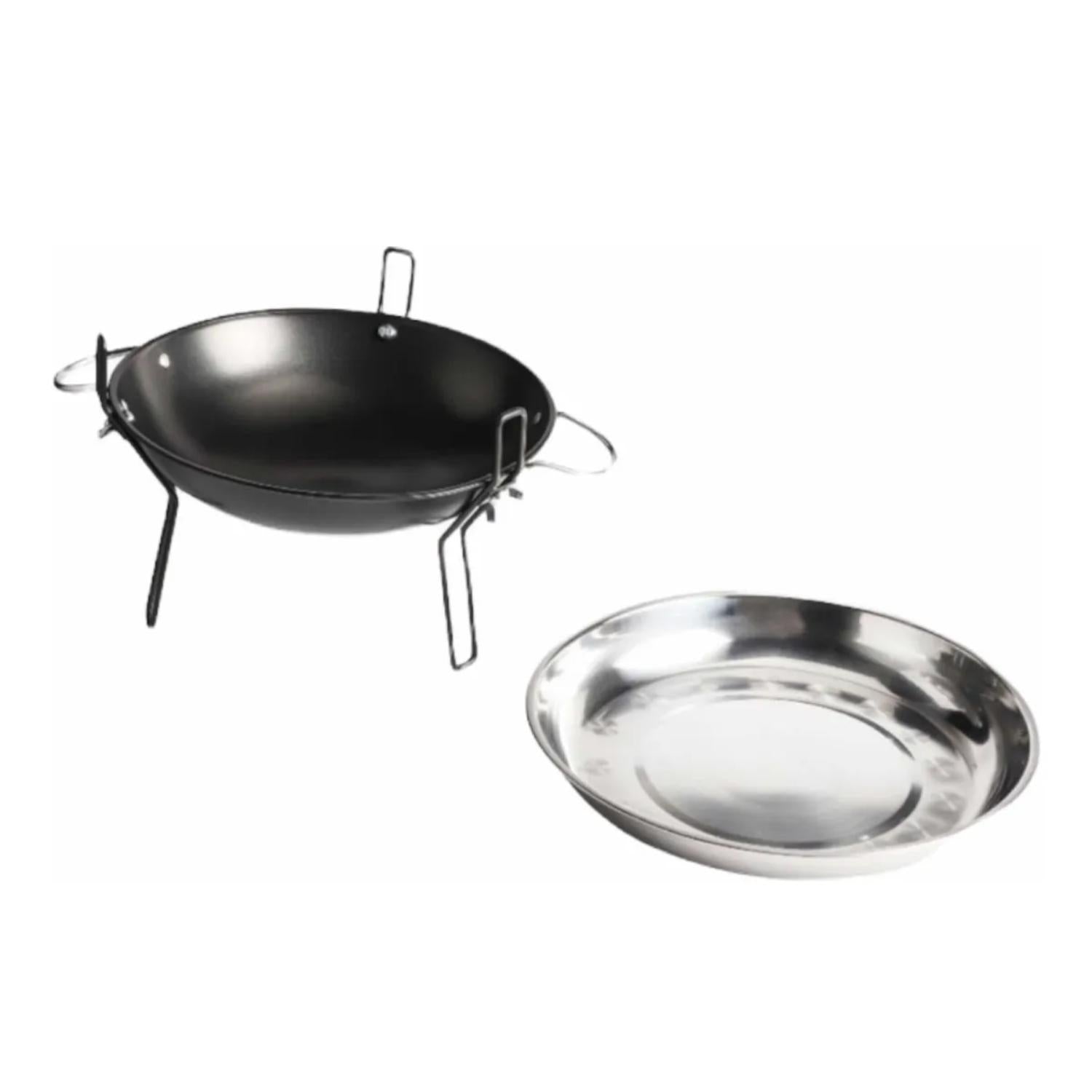 Parrilla Brasero Mesa Acero Inoxidable2#Negro