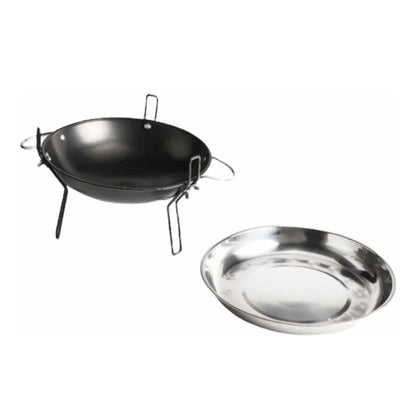 Parrilla Brasero Mesa Acero Inoxidable2#Negro