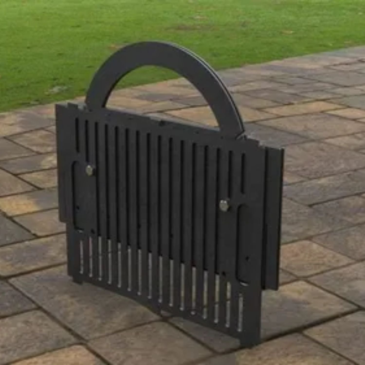 Fogón Brasero Armable De Acero Con Parrilla2#Negro