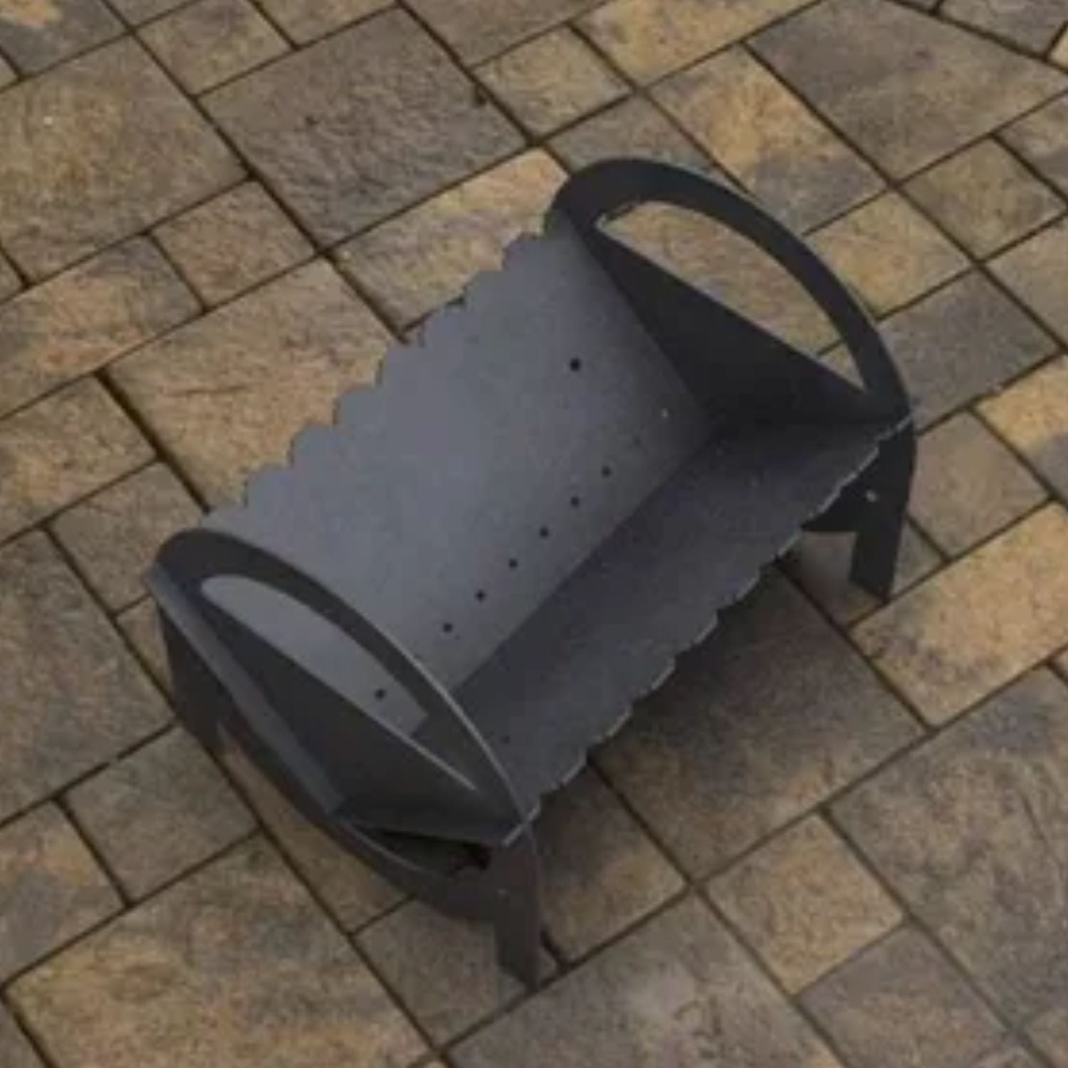 Fogón Brasero Armable De Acero Con Parrilla3#Negro