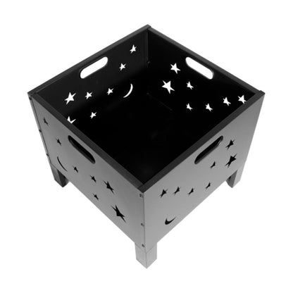 Fogón Brasero Metálico Cuadrado4#Negro