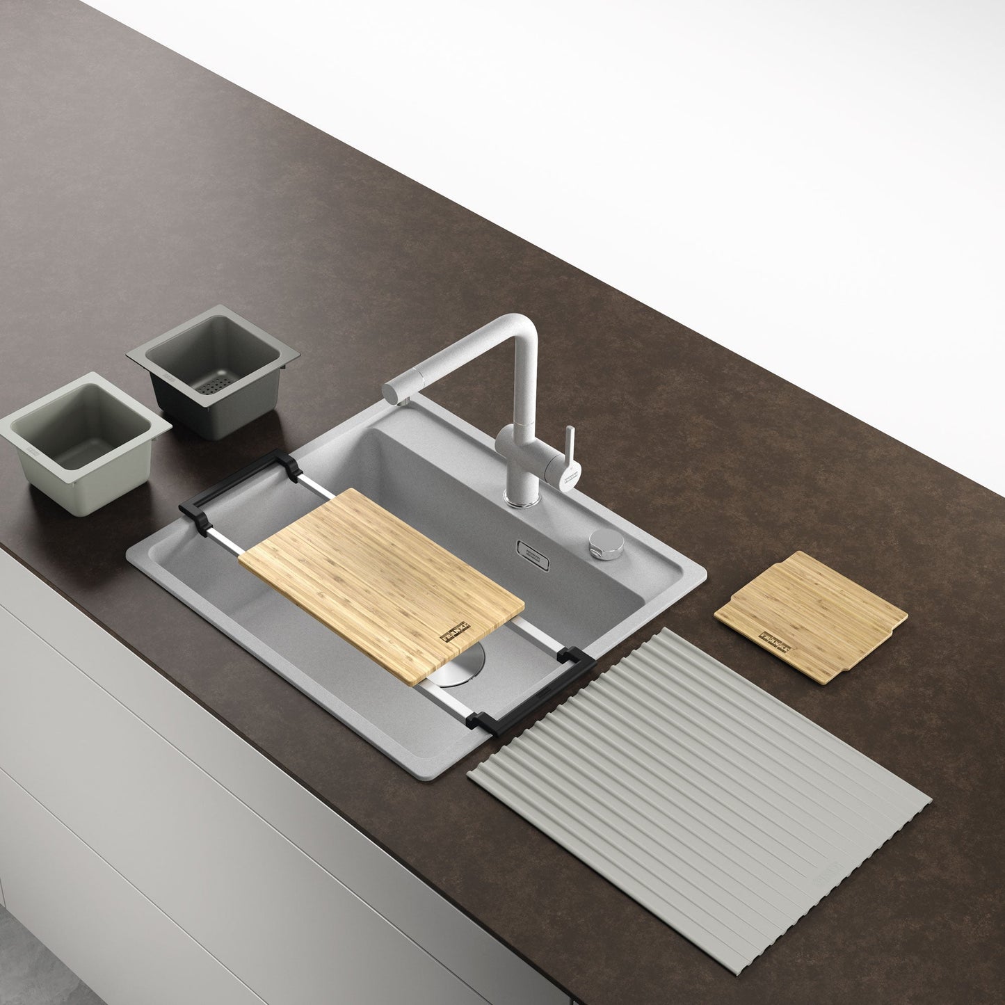 Accesorio Lavaplatos All In Set2#Acero