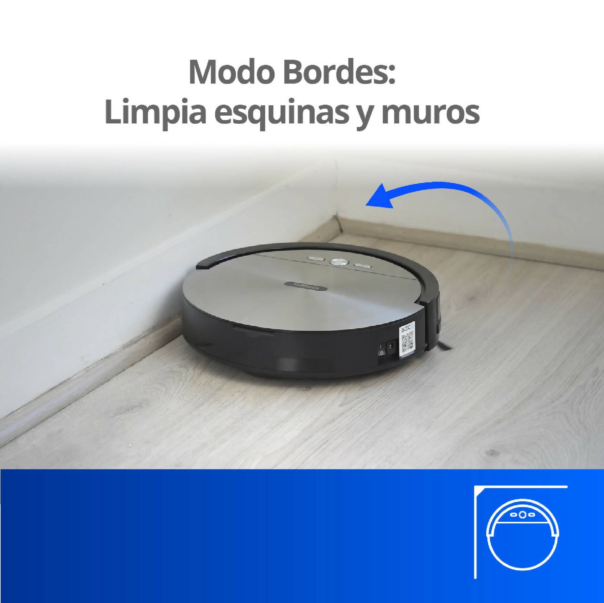 Aspiradora Robot Thor Dual T-Bot Plus5#Gris