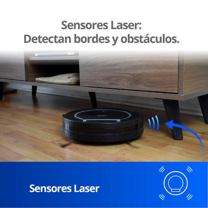 Aspiradora Robot Thorben Digi Bot Wifi5#Negro