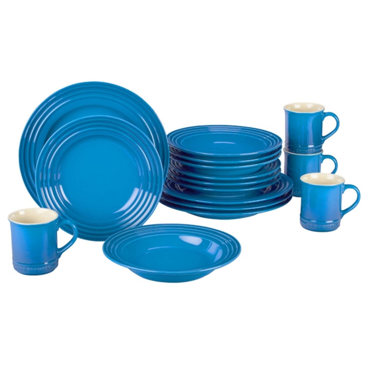 Set Vajilla Chicago 16 Pzs4#Azul