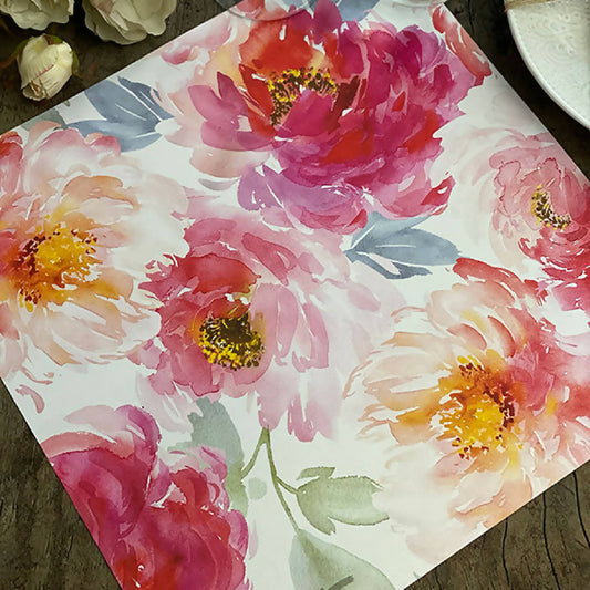 Plato Base Crisantemo1#Multicolor