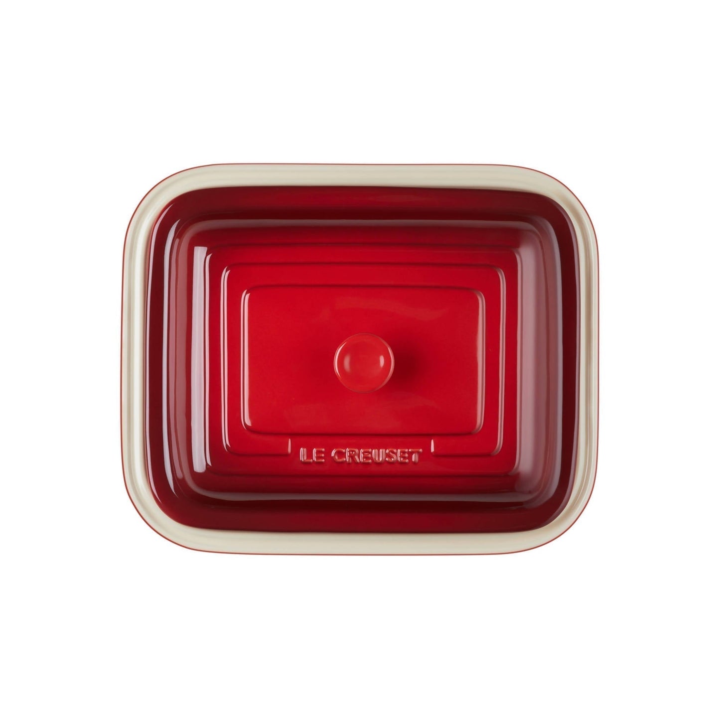 Bandeja Rectangular 28 Cm2#Rojo