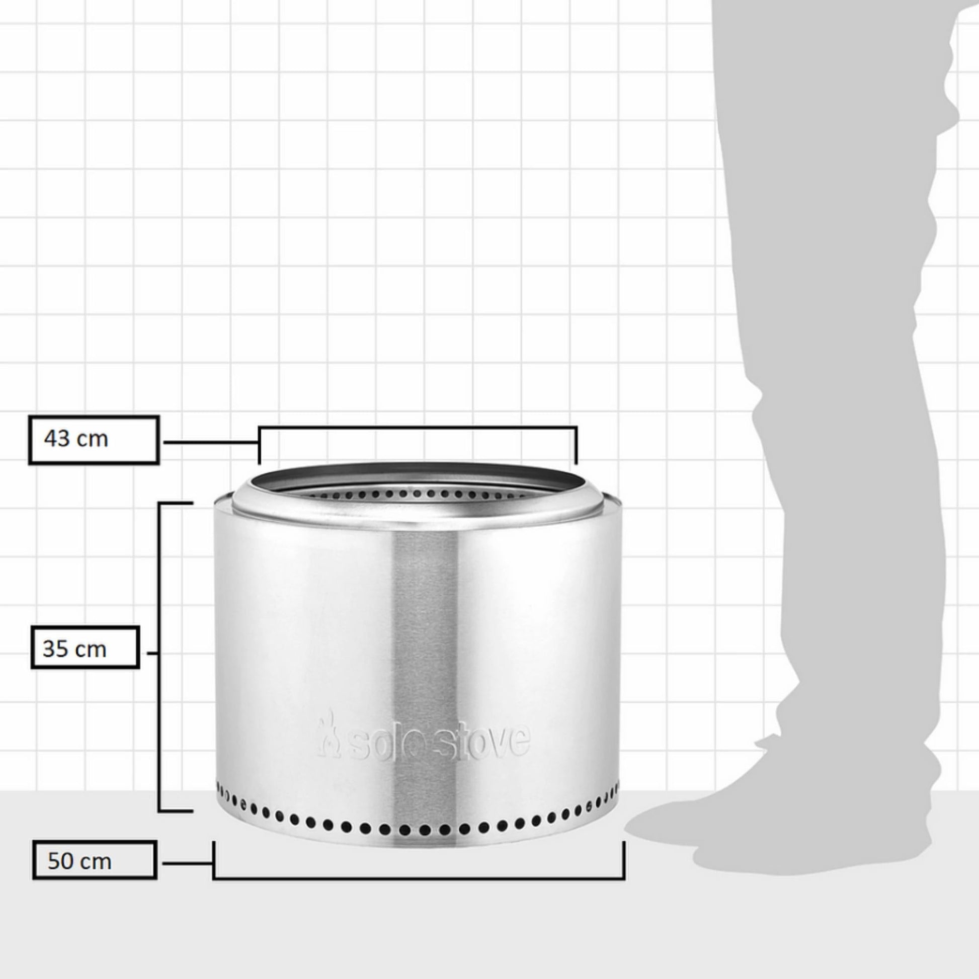 Brasero Bonfire 2.0 + Base Solo Stove4#Acero