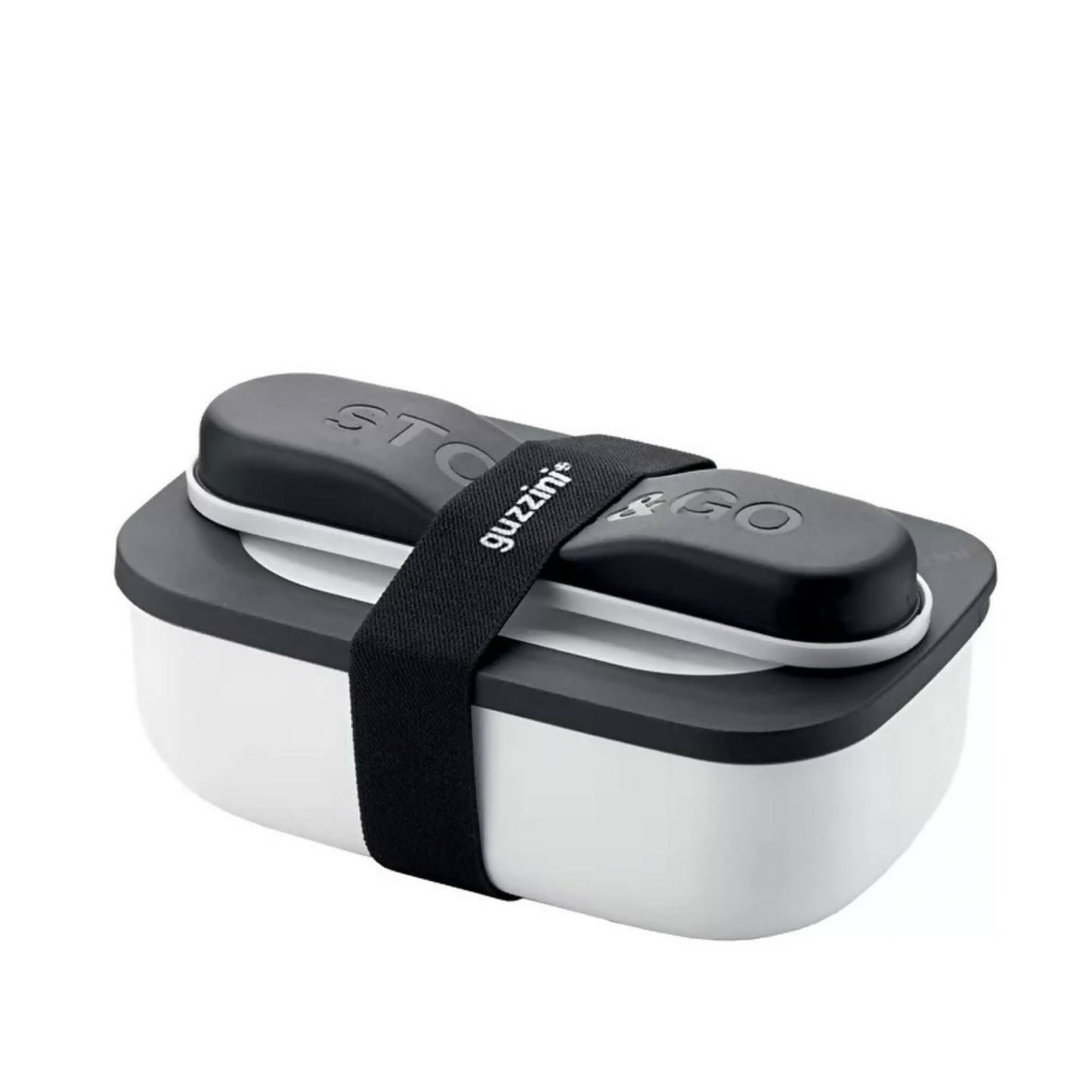 Lunch Box con Cubiertos2#Blanco