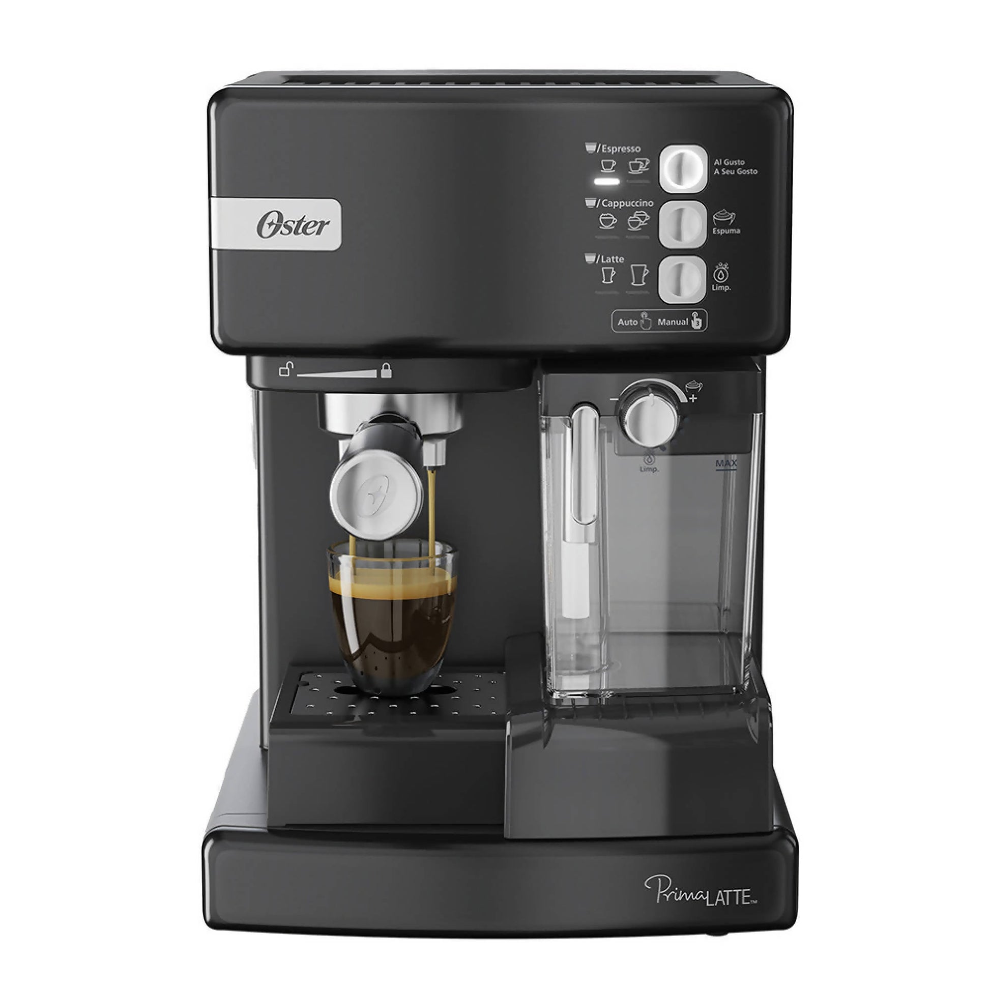 Cafetera Espresso y Cápsulas Automática PrimaLatte™ 66036#Negro