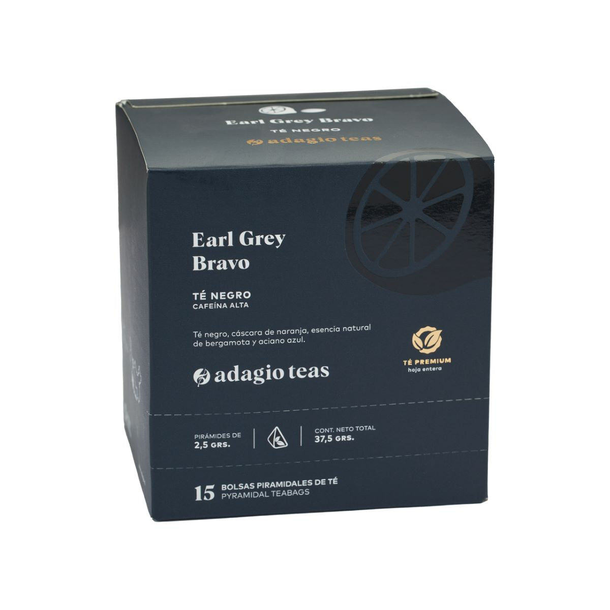 Caja 15 Teabags Earl Grey Bravo3#Negro