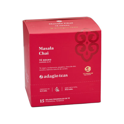 Caja 15 Teabags Masala Chai3#Rojo