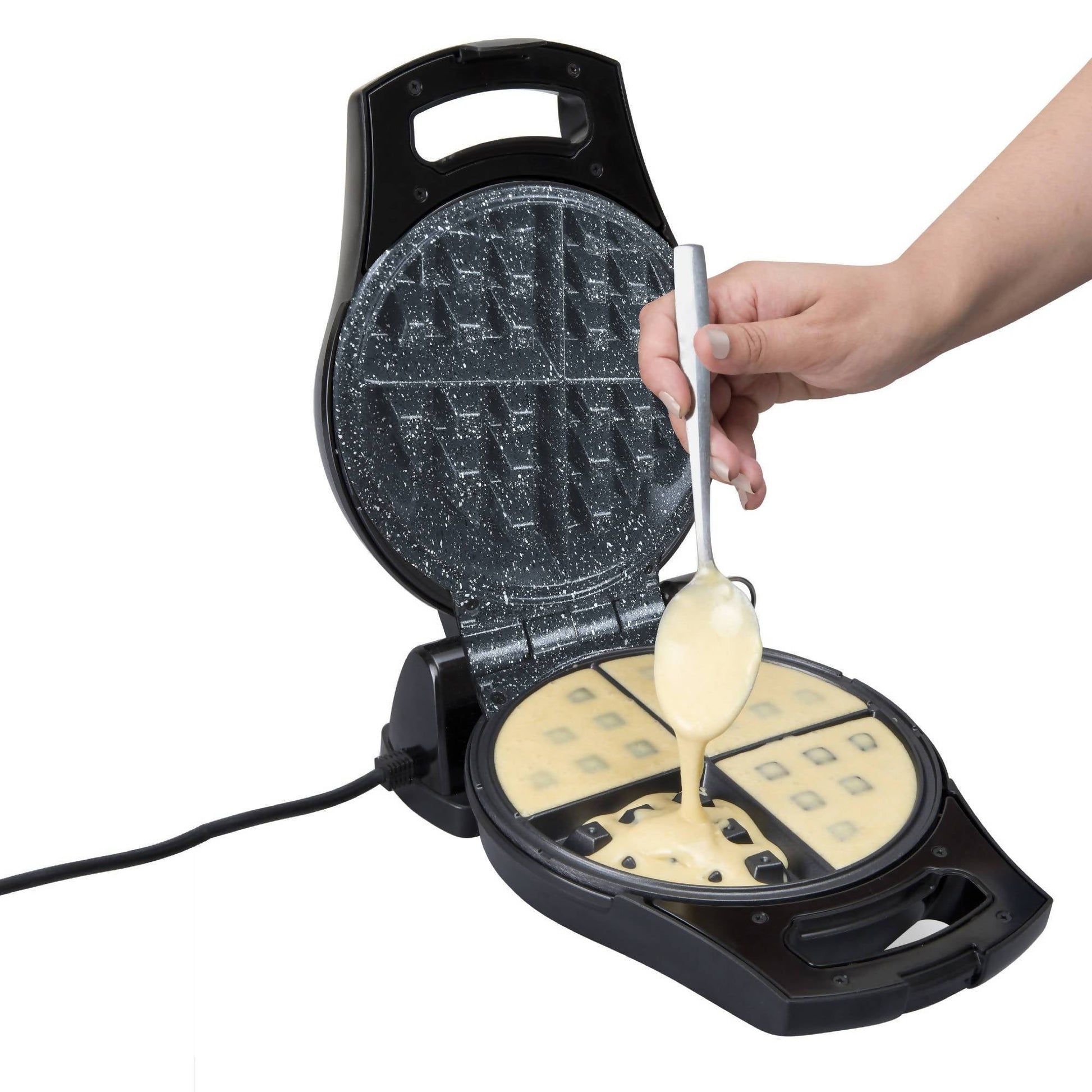 Máquina Para Hacer Waffle BWM03211#Negro