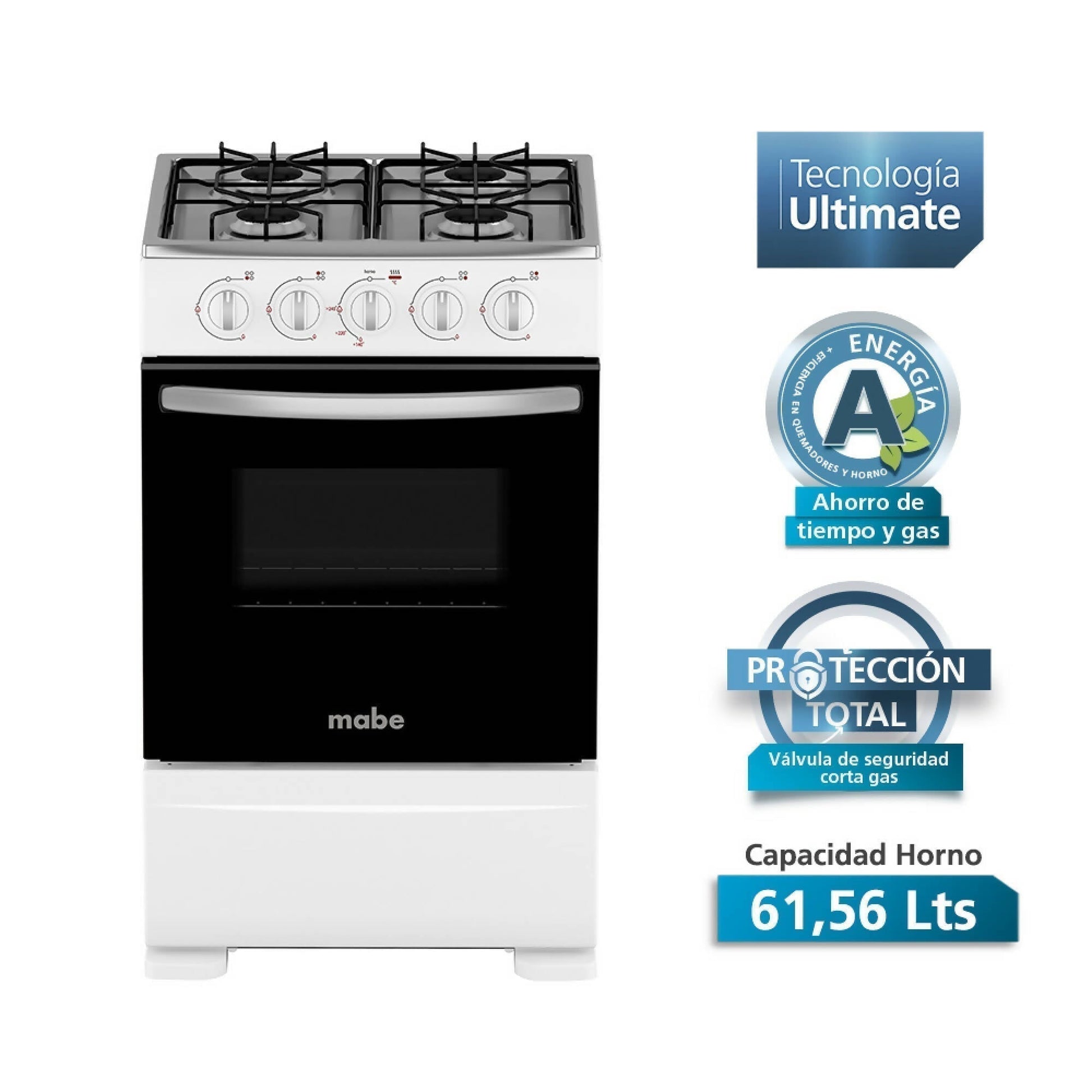 Cocina de Piso a Gas 52 cm CMC20ABX-62#Blanco