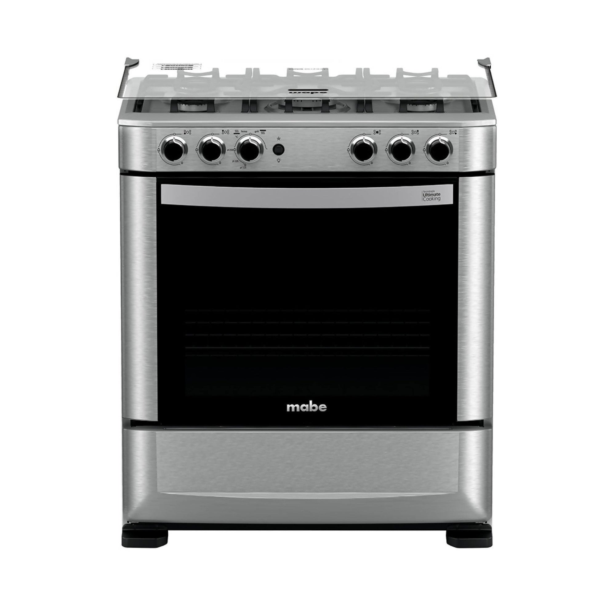 Cocina de Piso a Gas 76cm Inox Mabe ANDES7650FX13#Acero