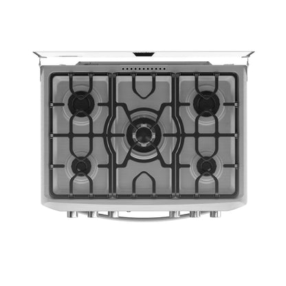 Cocina de Piso a Gas 76cm Inox Mabe ANDES7650FX18#Acero