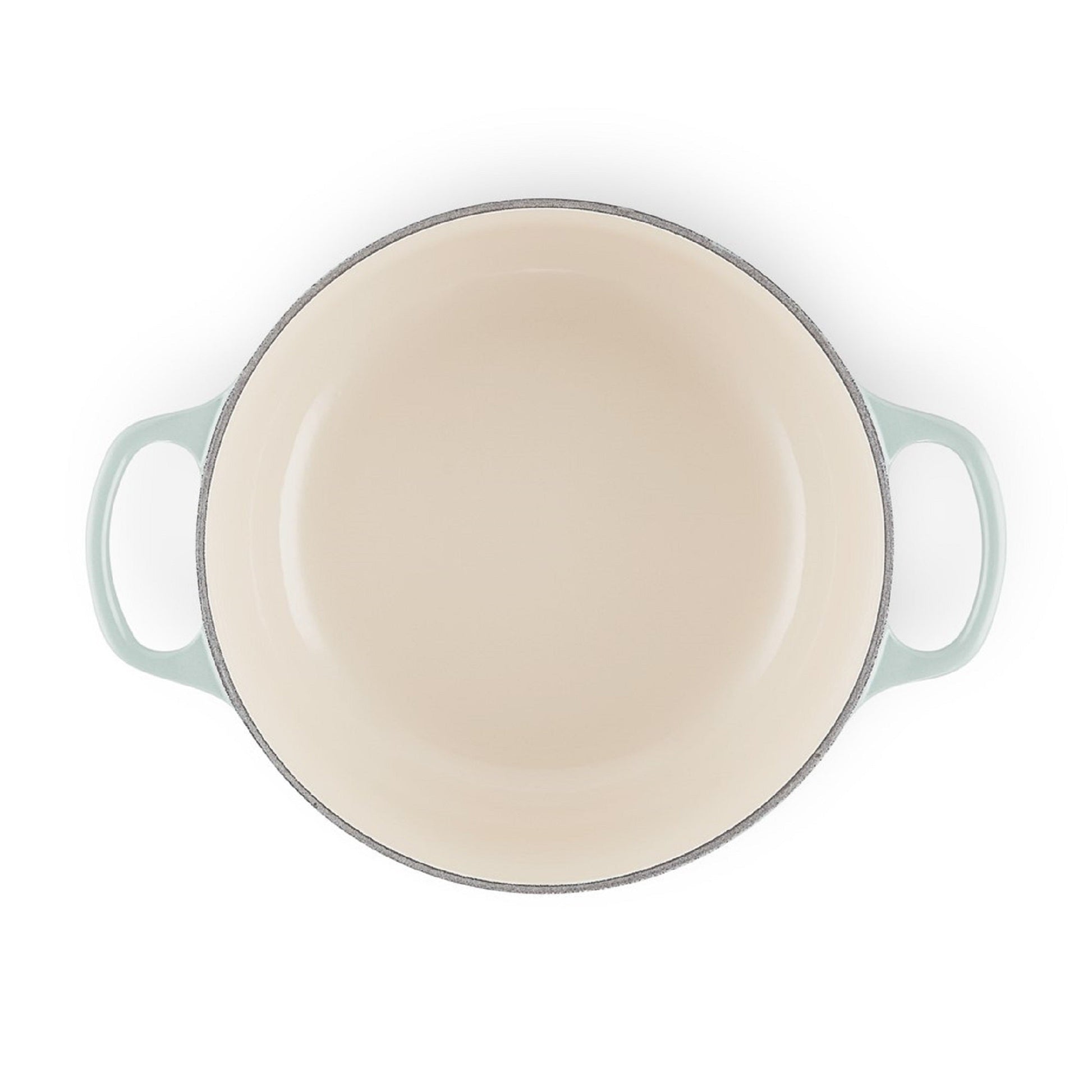 Olla Redonda 20cm Hierro Fundido Sea Salt2#Celeste