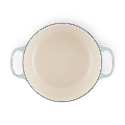 Olla Redonda 20cm Hierro Fundido Sea Salt2#Celeste