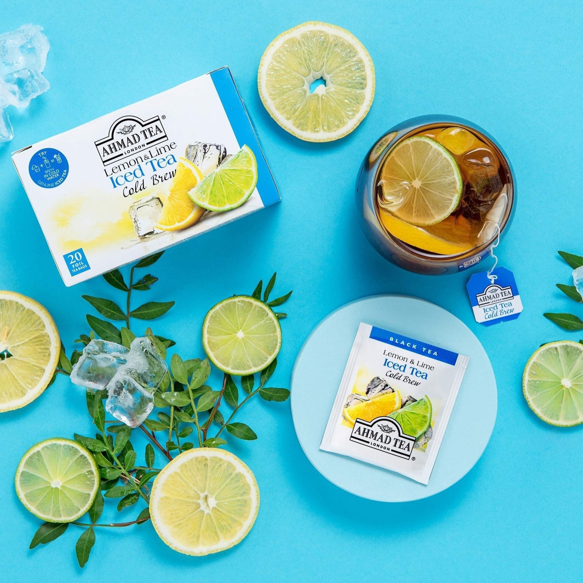 Té Helado Ahmad Cold Brew Lemon & Lime (20 Sachets)1#Sin color