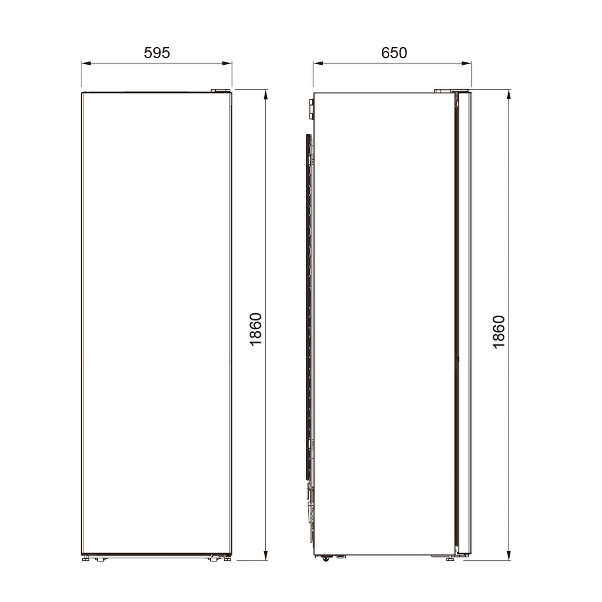 Congelador Libre instalacion FSDF 300 NF XS E3#Gris