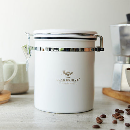 Contenedor De Café Tronador 500 Grs2#Blanco