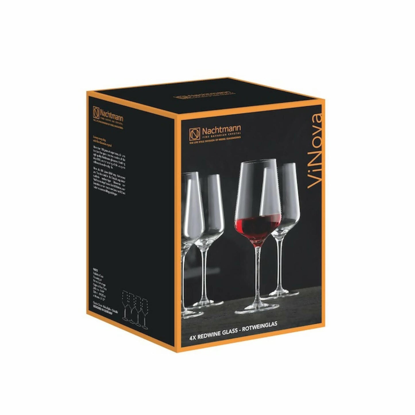 Set 4 Copas ViNova Red Wine2#Sin Color